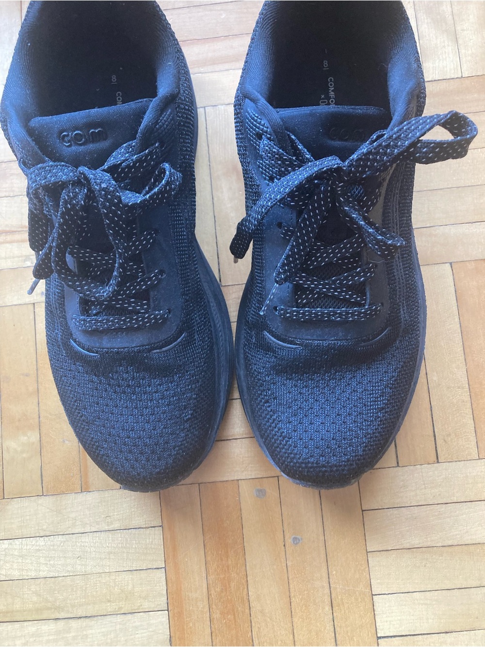 Ardene Black Knit Women's Athletic Sneakers